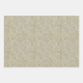 Moderne Gold Geometric Pattern Kerstmis Inpakpapier Vel (Voorkant 3)