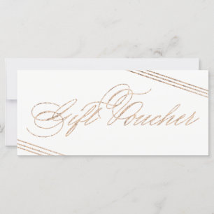 Moderne Gold Gift Voucher 50 voor fotografie