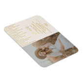 Moderne Gold Glitter Afstudeerder Party Photo Invi Magneet (Rechterzijde)