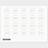 Moderne Gold Glitter Afstuderen Return Address Ronde Sticker (Vel)