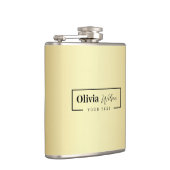 Moderne Gold Glitter - maatkolf voor aangepaste na Heupfles (Rechts)