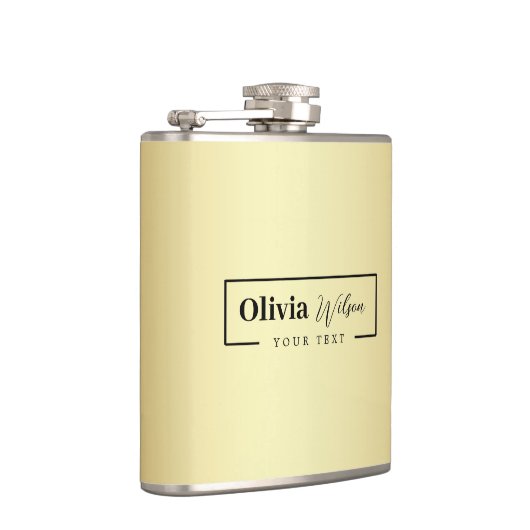 Moderne Gold Glitter - maatkolf voor aangepaste na Heupfles (Rechts)