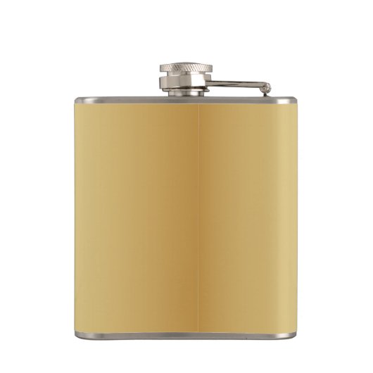 Moderne Gold Glitter - maatkolf voor aangepaste na Heupfles (Achterkant)