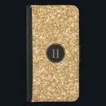 Moderne Gold Glitter & Texture Print<br><div class="desc">Elegant modern goudglitter en sparkles texture print. Zwarte cirkel en aangepast monogram zijn optioneel.</div>
