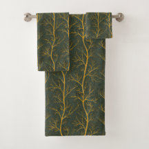 Moderne Gold Graphic Tree Branches