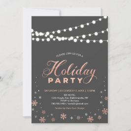 Moderne Gold Holiday Party in Roos Kaart
