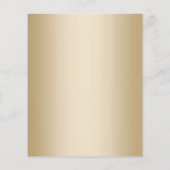 Moderne Gold Lash-uitbreidingen nazorginstructies Flyer (Achterkant)