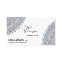 Moderne Gold Lavender Geode Agate-benoeming