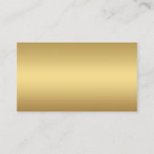 Moderne Gold Logo Professional Realtor Business-ka Visitekaartje (Achterkant)