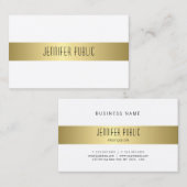 Moderne Gold look-design, vloeiend, geavanceerd Visitekaartje (Voorkant / Achterkant)