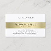 Moderne Gold look minimalistisch Professional-luxe Visitekaartje (Voorkant)