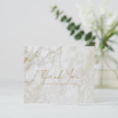 Moderne Gold Marble Budget Business - Hartelijk da (Staand voorkant)