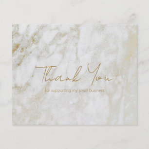 Moderne Gold Marble Budget Business - Hartelijk da