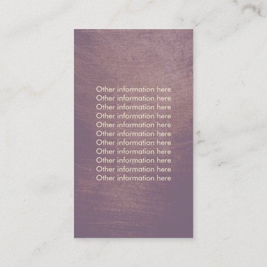 Moderne Gold Monogram driehoek Logo Visitekaartje (Achterkant)