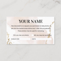 Moderne Gold Photo Conceptkaart