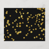 Moderne Gold Photo Share a Memory Funeral Kaart (Achterkant)