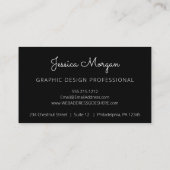 Moderne Gold Professionele Visitekaartjes (Achterkant)