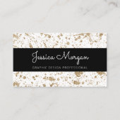 Moderne Gold Professionele Visitekaartjes (Voorkant)