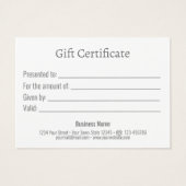 Moderne Gold Ribbon Silver Snowflakes - kaartje (Achterkant)