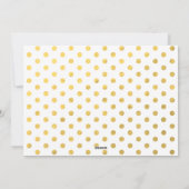 Moderne Gold Script Holiday-fotokaart Feestdagenkaart (Achterkant)