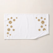 Moderne Gold Starburst Design Bath-handdoekset Bad Handdoek (Handdoek)