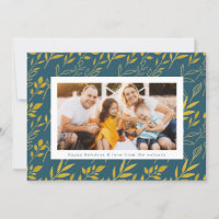 Moderne Gold Waterverf laat kerstmis foto's achter