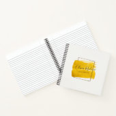 Moderne Gold Waterverf verf omhuld Notitieboek (Binnen)