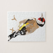 Moderne Goldfinch-illustratie Legpuzzel (Horizontaal)