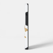 Moderne Goldfish White iPhone 14 Hoesjes iPhone Hoesje (Linkerkant)