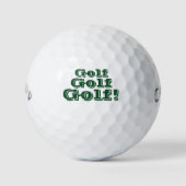 Moderne Golf Liefhebber Golfballen (Voorkant)