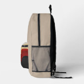 Moderne Golf Rode Zwarte Golf Bedrukte Rugzak (Rechts)