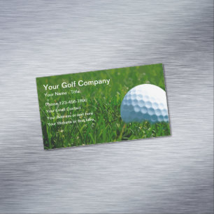 Moderne Golf Thema Magnetische Zakelijke Kaarten Magnetisch Visitekaartje