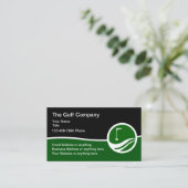 Moderne golf visitekaartjes ontwerp (Staand voorkant)