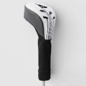 Moderne golfclubs Creëer uw eigen Initialen Golfheadcover (Schuin)