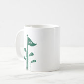 Moderne golfclubs Creëer uw eigen Initialen | Gree Koffiemok (Voorkant links)