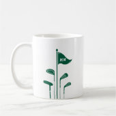 Moderne golfclubs Creëer uw eigen Initialen | Gree Koffiemok (Links)