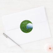 Moderne golfthema promotionele Sticker labels (Envelop)