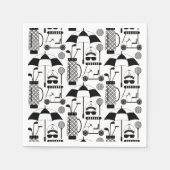 Moderne golfuitrusting en Accessoires Patroon Servet (Voorkant)