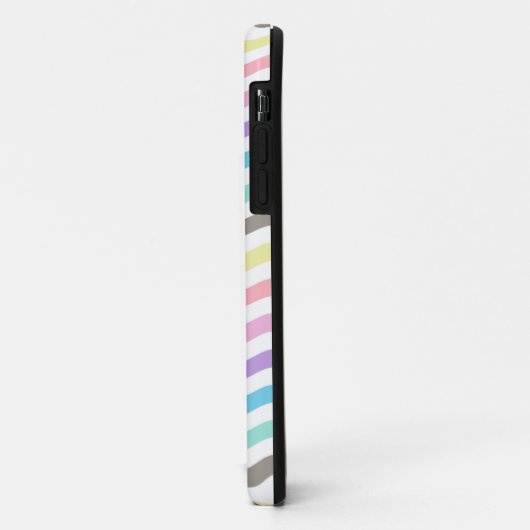 Moderne golvende lijnen | Pastel Waves Monogram Case-Mate iPhone Case (Achterkant/links)