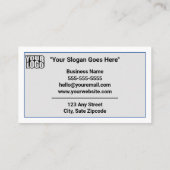 Moderne Google Review met QR Code Sjabloon Visitekaartje (Achterkant)