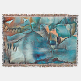 Moderne Gooi Deken met Abstract Patroon