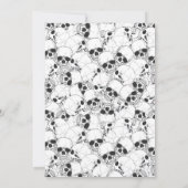 Moderne Gotische bruiloft uitnodiging (Achterkant)