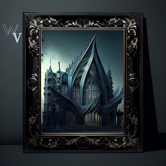 Moderne Gotische Kunst Poster