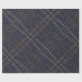 Moderne Goud Circuit  Cadeaupapier (Vlak)