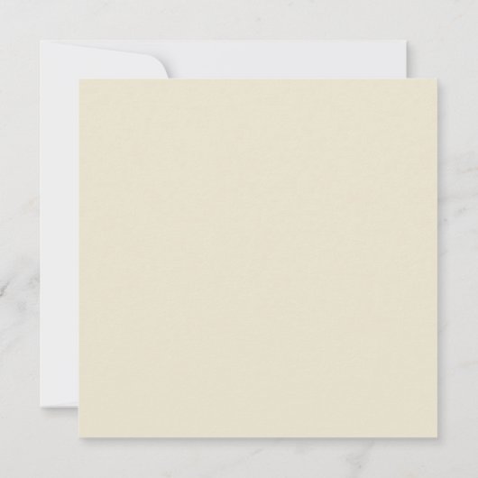 Moderne Goud & Cream ingelijste bruiloft uitnodigi Kaart (Achterkant)