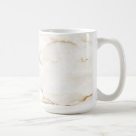 Moderne goud effect marmer patroon koffiemok