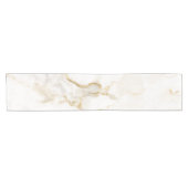 Moderne goud effect marmerpatroon korte tafelloper (Horizontaal)