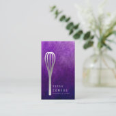 Moderne Goud Glitter Garde Bakery Visitekaartje (Staand voorkant)