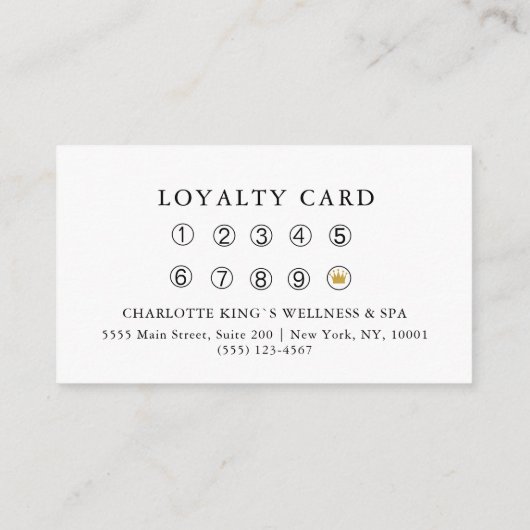 Moderne, Goud-Glitter Salon, 10 - Informatiekaartje (Achterkant)