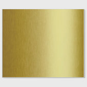 Moderne Goud Metaal Cadeaupapier (Vlak)